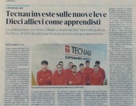 TECNAU investe sulle nuove leve