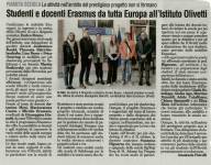 Studenti e docenti Erasmus da tutta Europa all'Istituto Olivetti